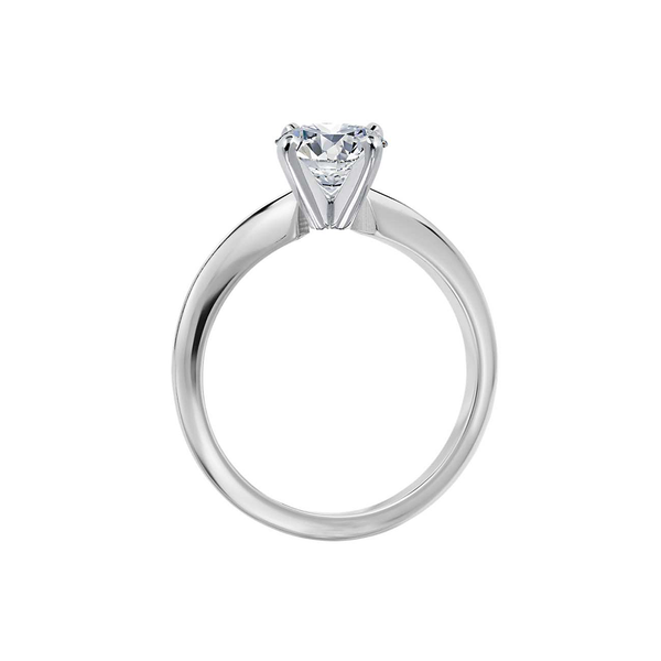 18k White Gold Solitaire Classic Four Claw Engagement Ring